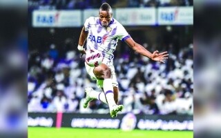 Нападающий Того Лаба Коджо из Аль-Айна встречается с бывшей командой