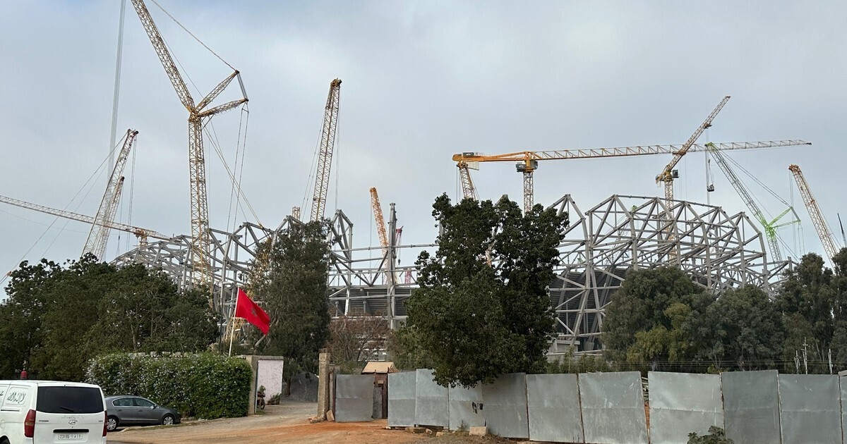 Construction of Príncipe Moulay Abdellah Stadium Progresses