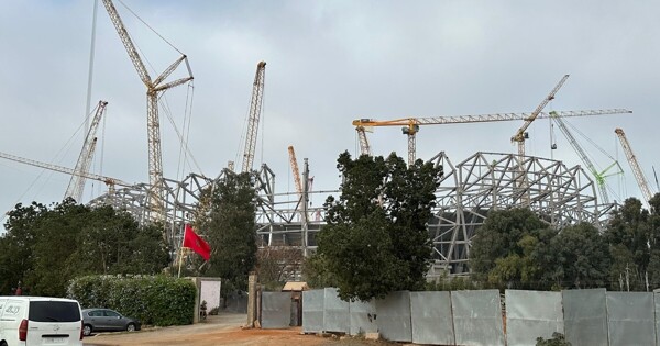 Construction of Príncipe Moulay Abdellah Stadium Progresses